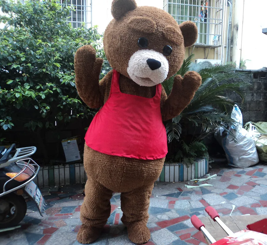 Pink Bear Brand new adult mascot costume Hallowmas/Christmas Customade 