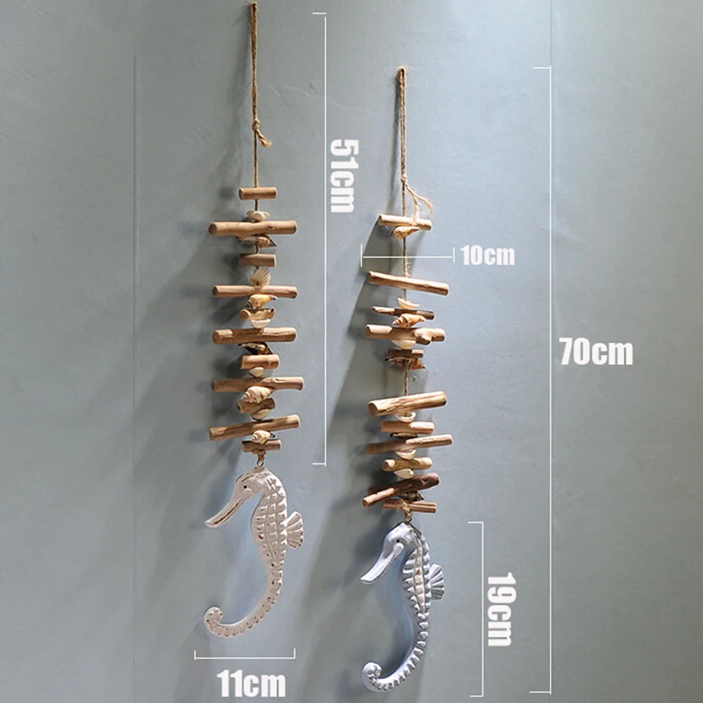Driftwwood seahorse подвеска Морская звезда домашнее подвесное украшение в средиземноморском стиле Подвеска для DIY Дисплей Настенный декор