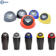 Универсальный мини-автомобильный мусорный контейнер автоматический Органайзер коробка для хранения автомобиля мусорный бак мусорный контейнер держатель пылезащитный чехол Коробка для хранения