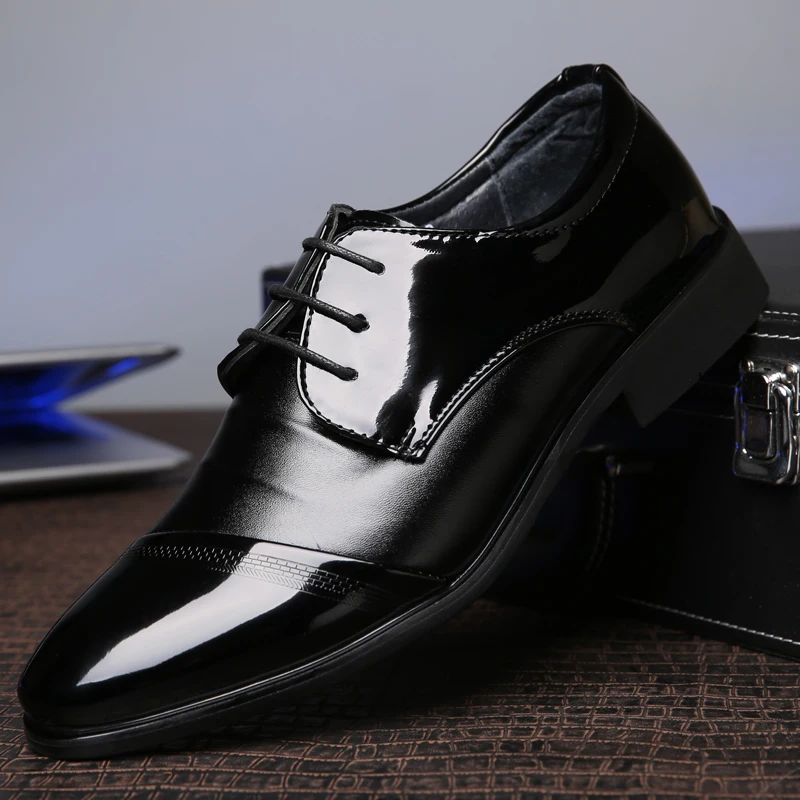 italian classic formal leather men shoes elegant business working male footwear pointed party office derby oxford shoes for mne (7)