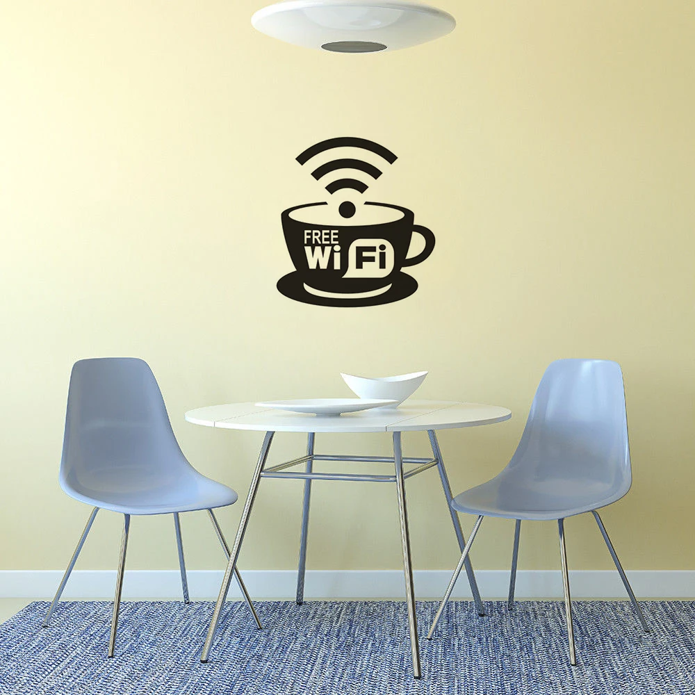 Adesivo 'WiFi Gratis' 10x5 Cm - Autoadesivo Per Locali E Negozi Con Laminatura UV - Foto 2