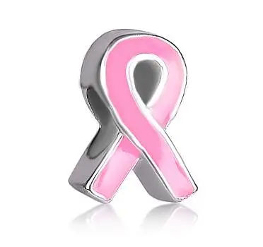 Fit Pandora charm bracelets Breast Cancer Awareness Pink Ribbon
