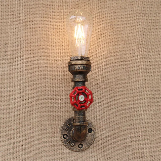 De Paroi La Guzmvsplq Steampunk Lampe Mur 1 Industrielle Vintage Lumière MzGUpqSV