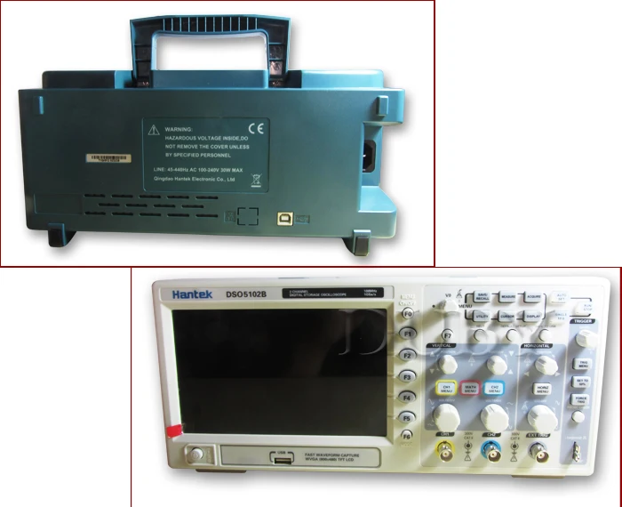 Hantek DSO5102B цифровой осциллограф настольный usb 100 МГц 2CH 1GSa/s 25GSa/s, 2 канала, лучше, чем ADS1102CAL DSO5102P