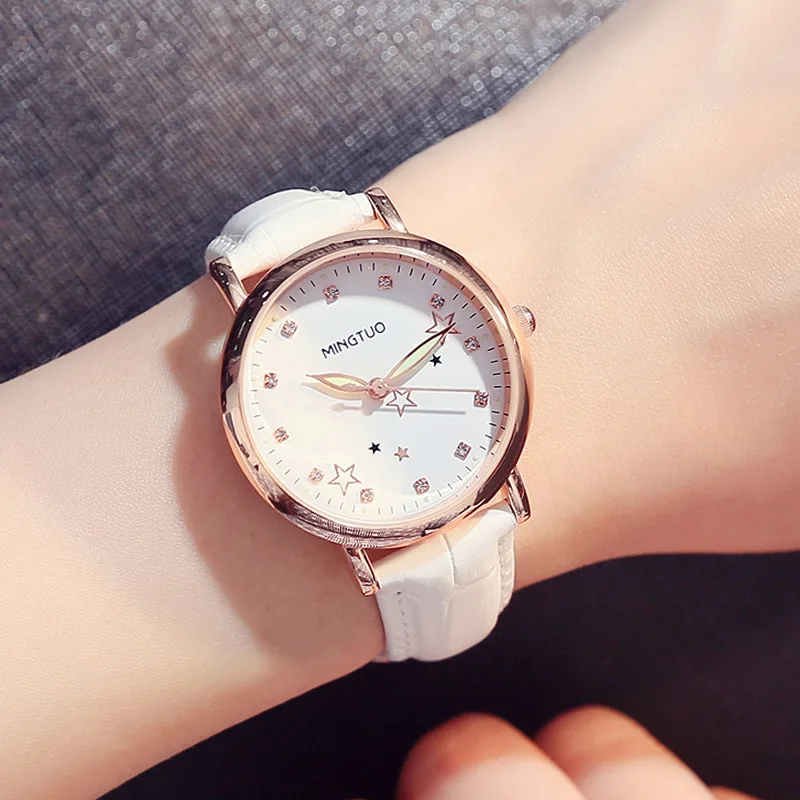 

Relogios Feminino Fashion Trends Leather Dress Watches Women Casual Waterproof Watch Ladies Luxury Quartz Luminous Wristwatches