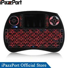 iPazzPort Three Colours 2.4G Mini Wireless Keyboard Mouse with TouchPad For Android TV Box, Raspberry Pi, Mini PC, Projectors