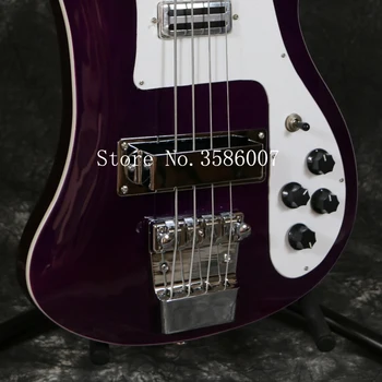 

OEM Bass Guitars/model 4003 /Violet/electric bass guitar with 4 strings/