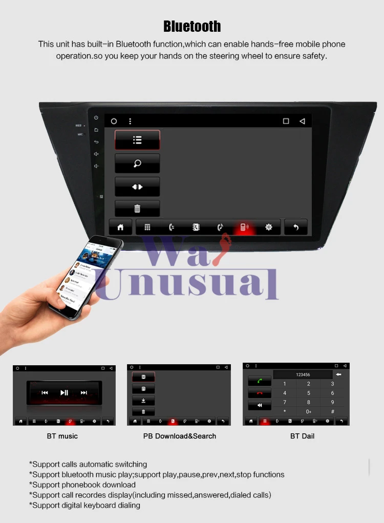 Discount Octa Core 10.1 Inch Android 8.1 Car Radio Multimedia Player Car GPS Navigation Stereo For VW Touran L 2016 With BT WIFI Map 2din 9