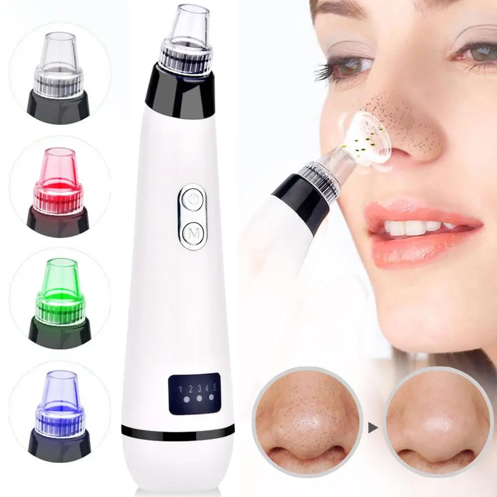 

Hot Machinary Face Clean Tool Skin Beauty Lamp Electric Black Heads Remover Acne Sucker Facial Pore Cleaner