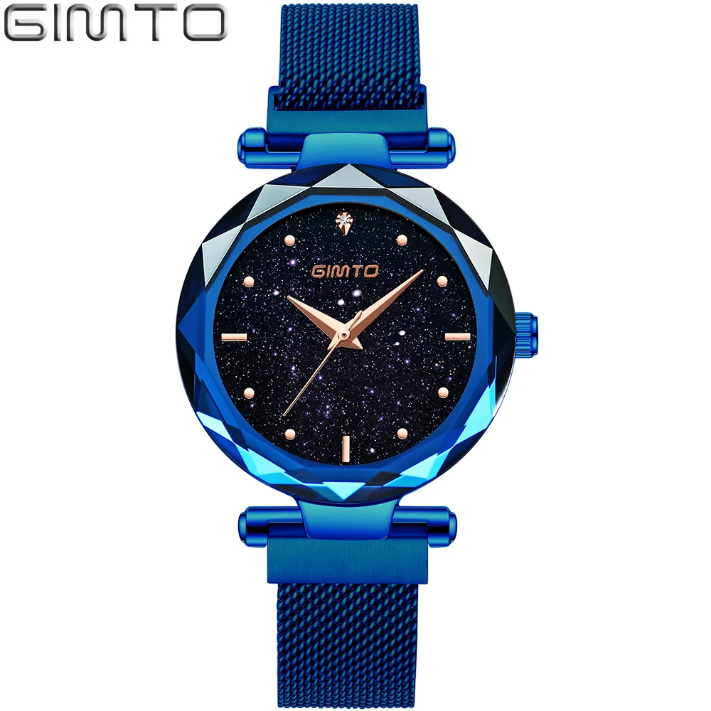 

Luxury Rhinestone starry sky Women Watches Bracelet Steel Gold Clock waterproof magnetic Dress lady wrist watch relogio feminino