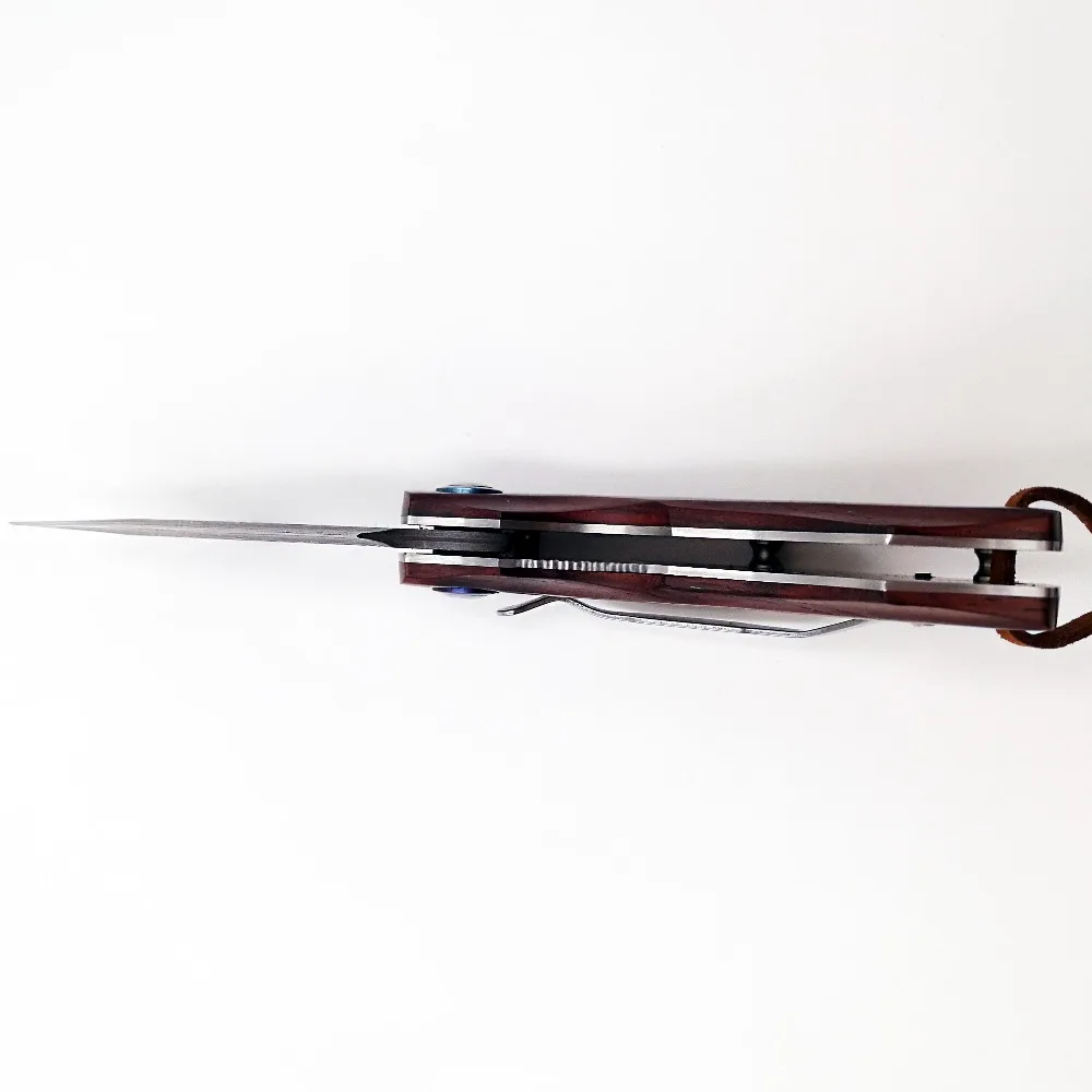 JSSQ VG10 дамасский Складной нож палисандр ручка Открытый кемпинг боевой Орел карманные ножи для выживания Охота тактический EDC инструменты