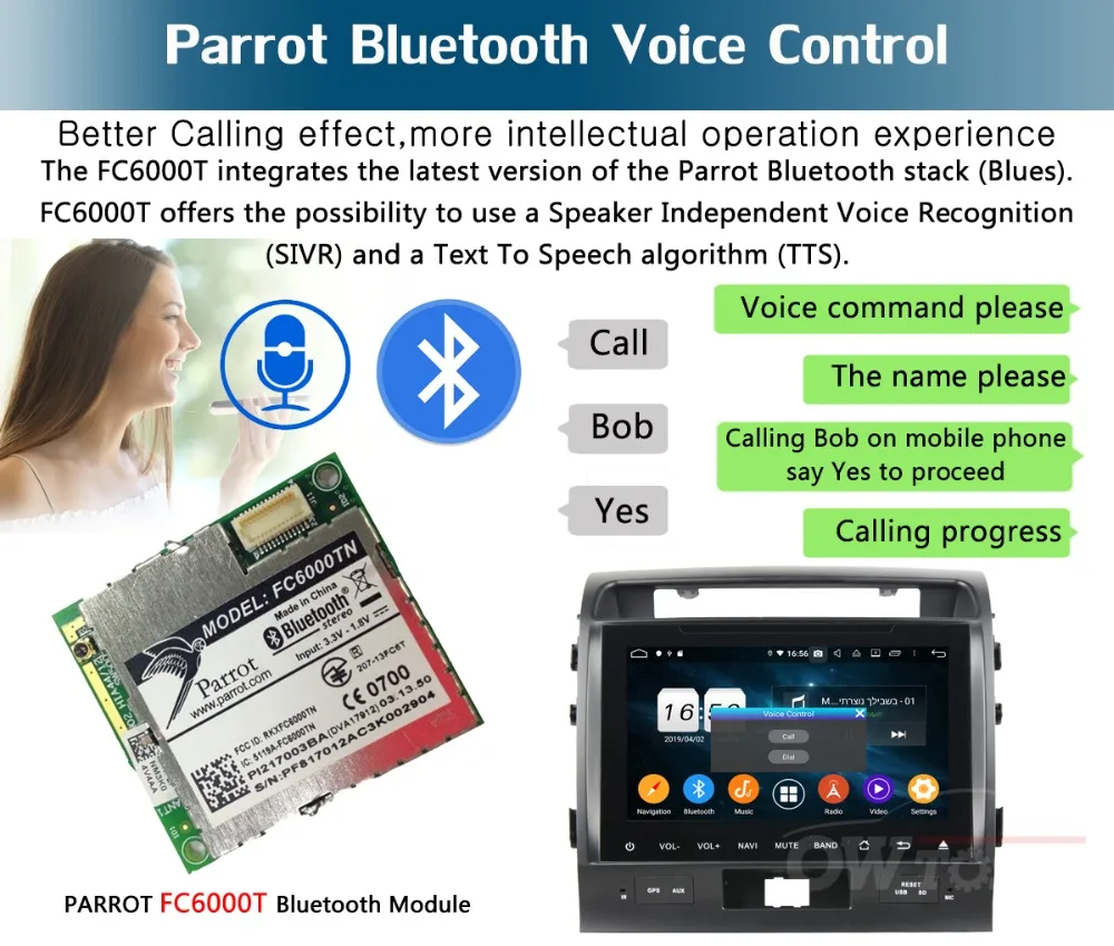 Discount 9" IPS 8 Core 4G RAM+64G ROM Android 9.0 Car DVD Radio GPS For Toyota Land Cruiser LC200 2007-2015 DSP CarPlay Parrot BT Stereo 7