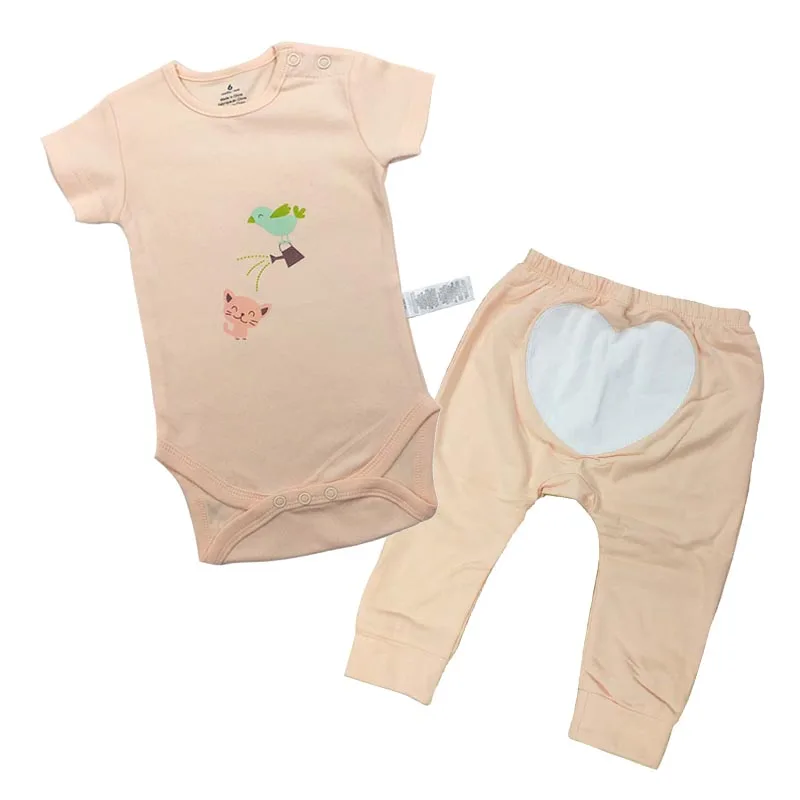 2018 Summer newborn Baby Girl Boy Clothes Romper Suits Infant Cotton pants Casual Cute TShirt Straps Shorts Children Kids Suits