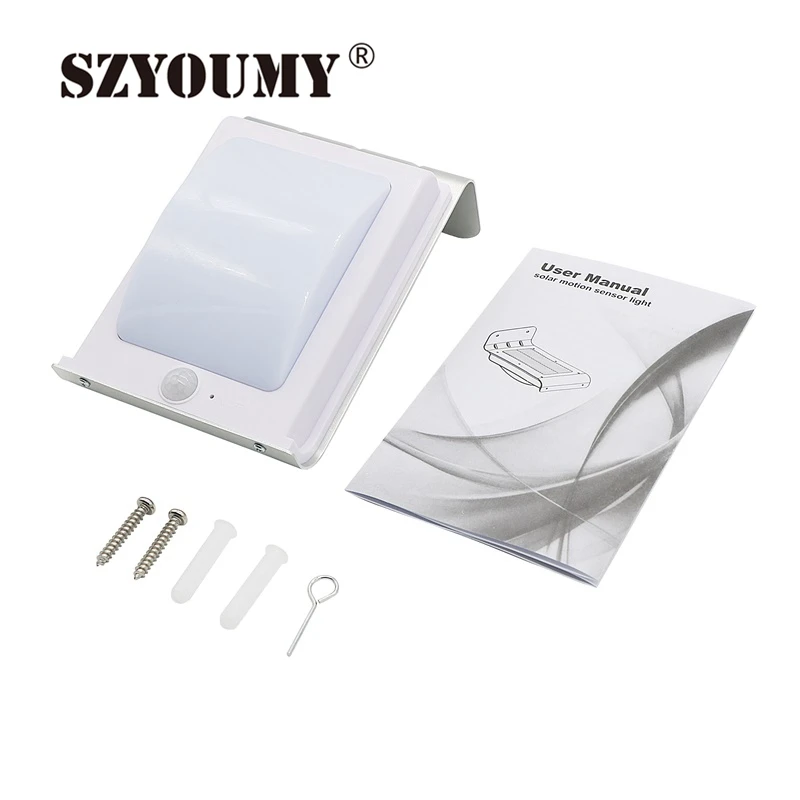 

SZYOUMY 16 LEDs PIR Motion Sensor Solar Light Wireless Solar Powered Solar Lamp Waterproof Outdoor Garden Security Wall Light