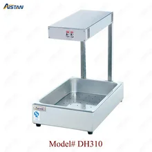 DH310 Electric desktop Hot salad pizza Potato Chips Warmer Display showcase for Commercial use DH310 Electric desktop Hot salad pizza Potato Chips Warmer Display showcase for Commercial use