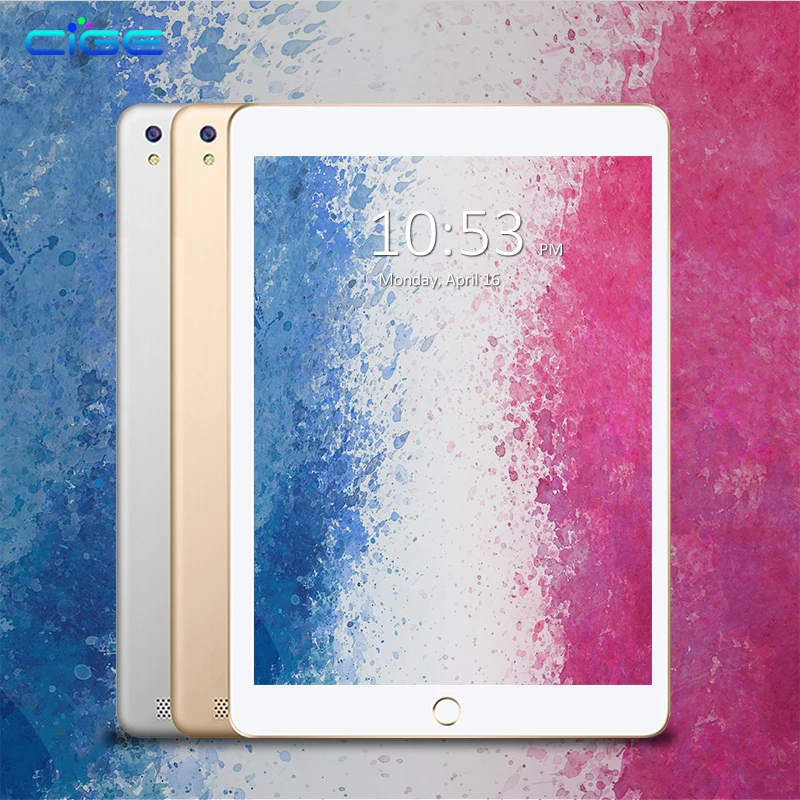 

CIGE Super 10.1' Tablets Android 6.0 Octa Core 64GB ROM Dual Camera Dual SIM Tablet PC WIFI OTG GPS bluetooth phone A6510