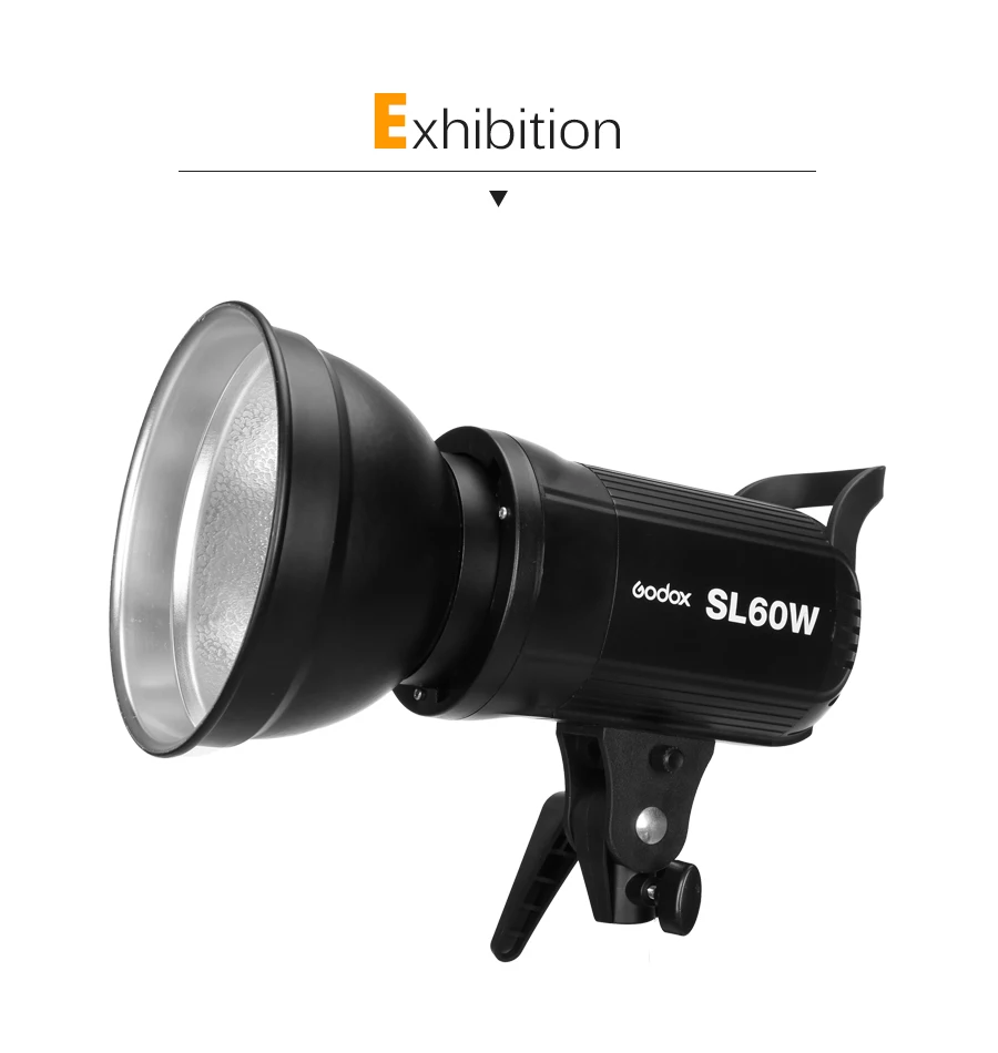 Free DHL Godox LED Video Light SL-60W 5600K White Version Video Light Continuous Light Bowens Mount for Studio Video