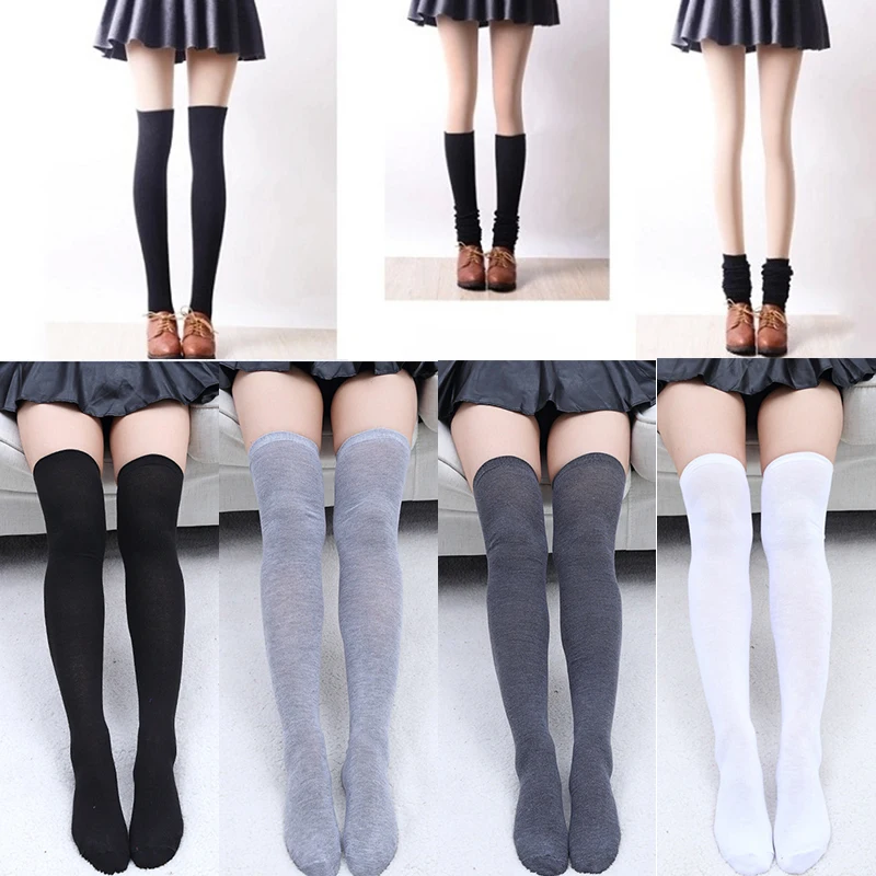 Сексуальные хлопковые носки, горячая новинка, 1 пара, женские носки, модные длинные носки, теплый длиной до бедра, высокое качество, выше колена, модная классика