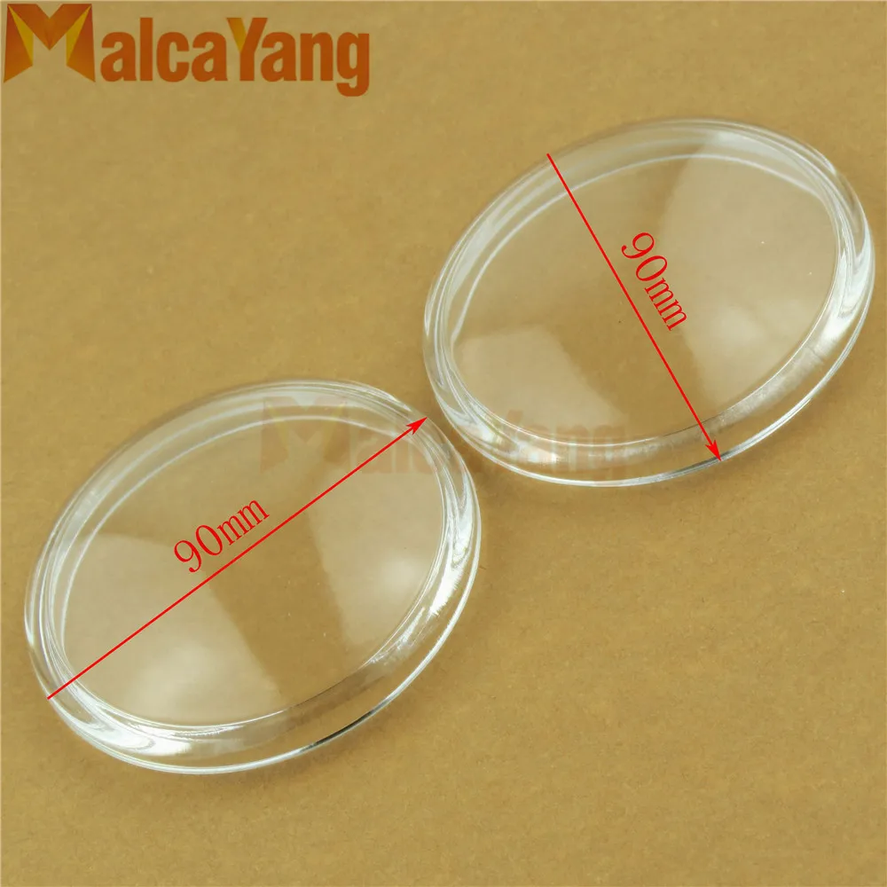 

2PCS Anti-fog glass Round diameter 90MM Fog lamp glass For NISSAN Pathfinder R51 2005-2015