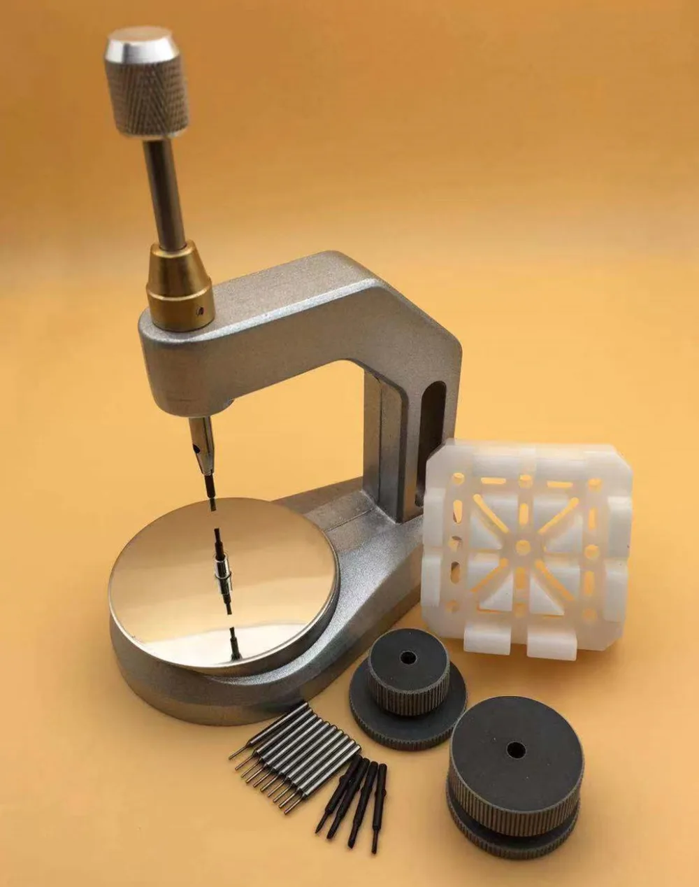 

Multifunction Press Watch Bracelet Link Punch Holder for Removing Watch Band Link Pins and Screws
