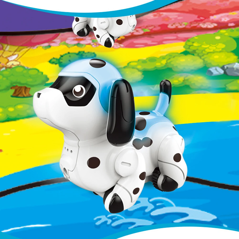 

Smart Robotic Dog Follow Any Drawn Line Cute Funny Indoor Electric Children Toy Colors Changing Animals Inductive Puppy Model