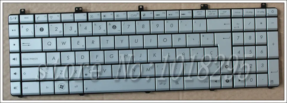 Новый SP клавиатура для ASUS mp-11a16tq69202 0knb0-7200tu00 aenj5a01010 Испания Серебряный Клавиатура