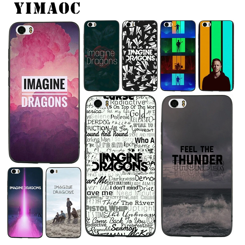 YIMAOC Imagine Dragons Soft Silicone Case for Xiaomi Redmi 6 Note 4X 4A 5A 5 Plus MiA1 A2 Pro Lite Mi 8 A1 |
