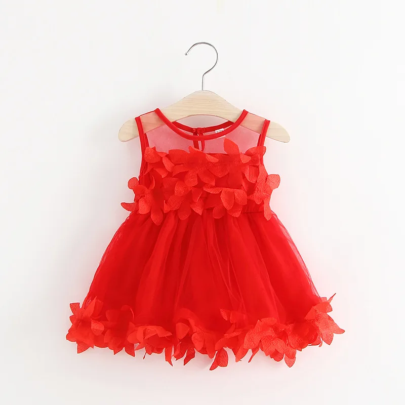 

Newborn Baby Girl Dresses Summer Lace Flower Cloth Girls Wedding Princess Christening Gown Tutu Dress 0-3 Years Infant Kids Wear