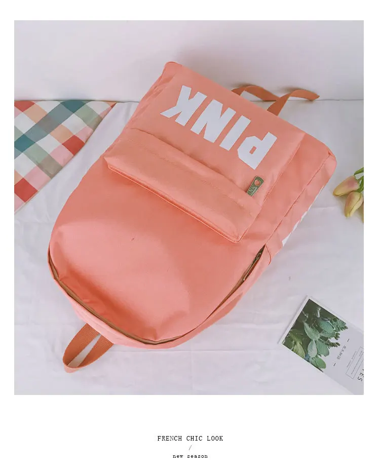 Новая розовая Женская сумка для тренажерного зала Спортивная дорожная сумка для улицы школьные сумки для подростков мальчиков девочек Lettesr печать - Цвет: pink-heng