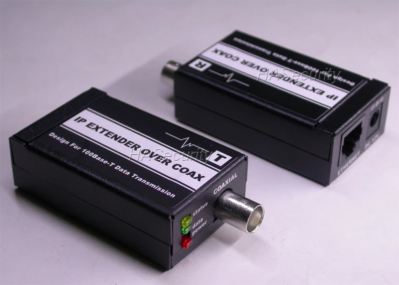 

1ch Active IP network Extender over Coaxial cable for CCTV camera module (Transmiter + Receiver)
