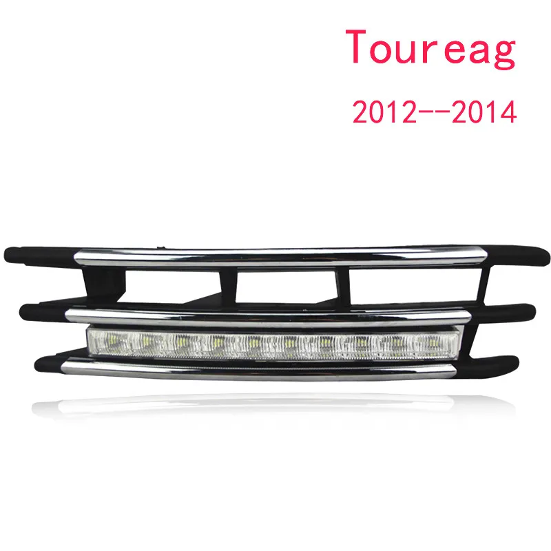 2 шт./компл. светодиодный автомобиль DRL дневные ходовые огни для Volkswagen VW Touareg 2012 2013