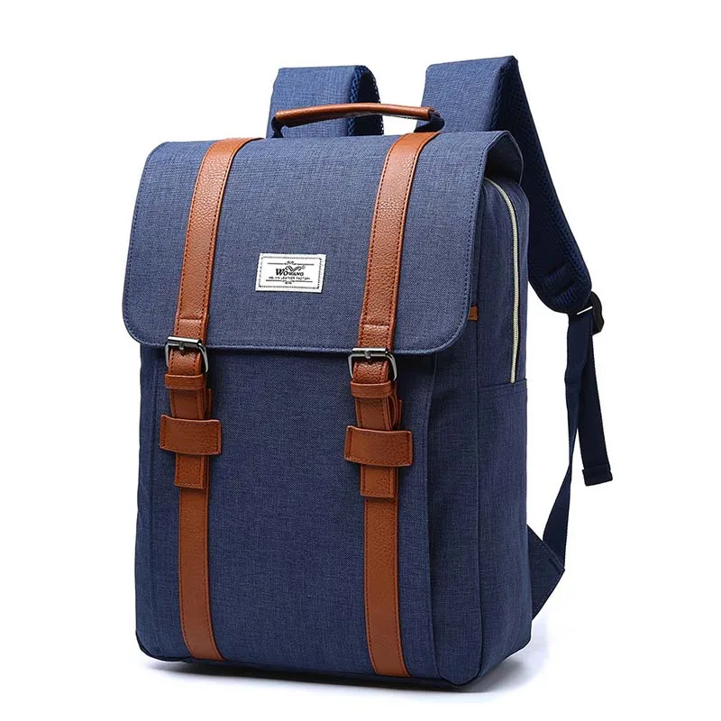 Мода нейлон Для мужчин, Детский рюкзак для школы сумка Колледж студенческий рюкзак для ноутбука женский Повседневное рюкзаки дорожная сумка рюкзак Для женщин - Цвет: blue