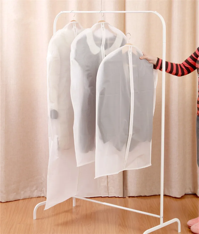 M/L/XL Transparent Dress Clothes Covers Garment Suit Cover Clothing Thick Cases Dustproof