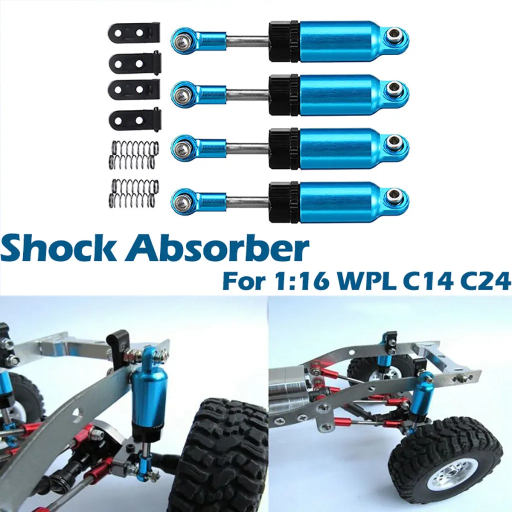 

Metal Shock Absorber Upgrade Parts Kit Set For 1:16 WPL C14 C24 C24K RC Car