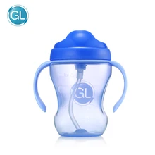 260ml Baby Bottle Silicone Sippy Kids Cup Children Training Cups with Straw Handle Cute Baby Drinking Water Cup Feeding Bottle 260ml Baby Bottle Silicone Sippy Kids Cup Children Training Cups with Straw Handle Cute Baby Drinking Water Cup Feeding Bottle