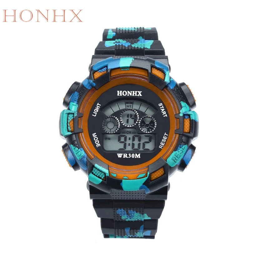 Горячая Распродажа HONHX Fabulous 2019 новые мужские цифровые светодиодные часы с