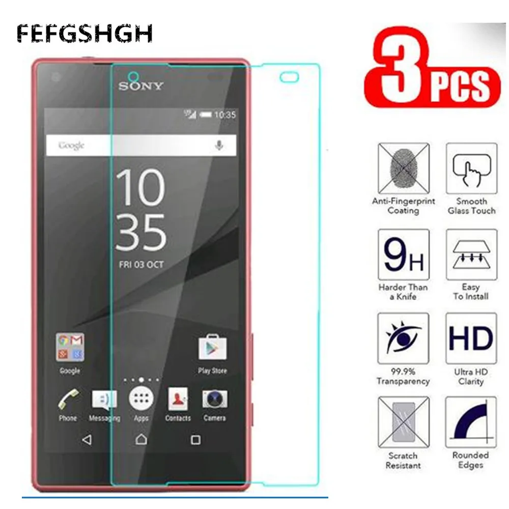 

9H Tempered Glass For Sony Xperia Z5 Compact mini Z5mini Screen Protector Glass On The For Z5C E5823 E5803 Protective Film Glass