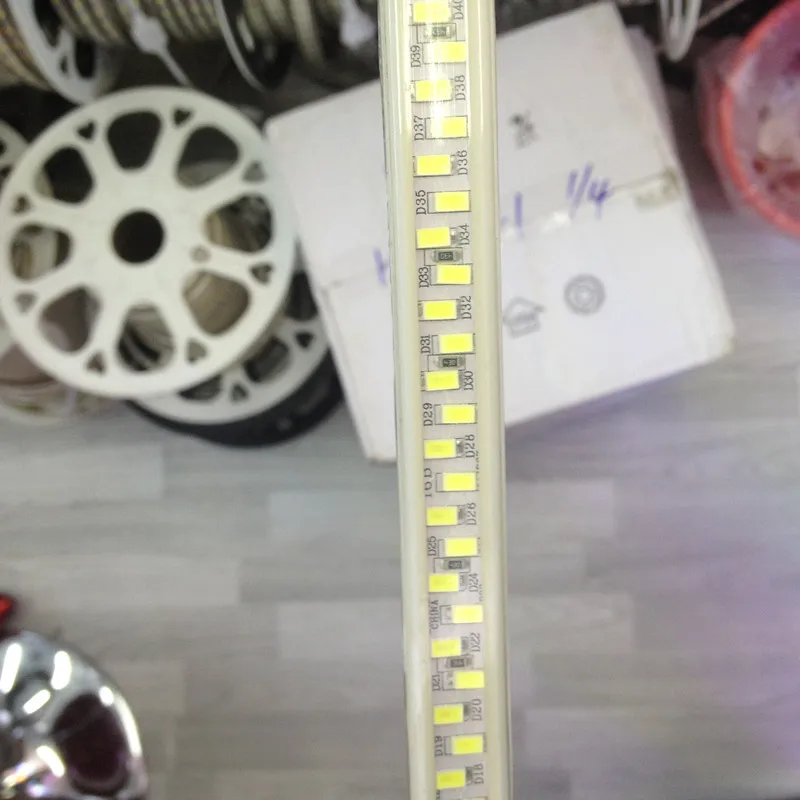 Светодиодная лента 220 В переменного тока 5630/5730SMD 1 м/2 м/3 м/4 м/5 м/10 м/20 м 180