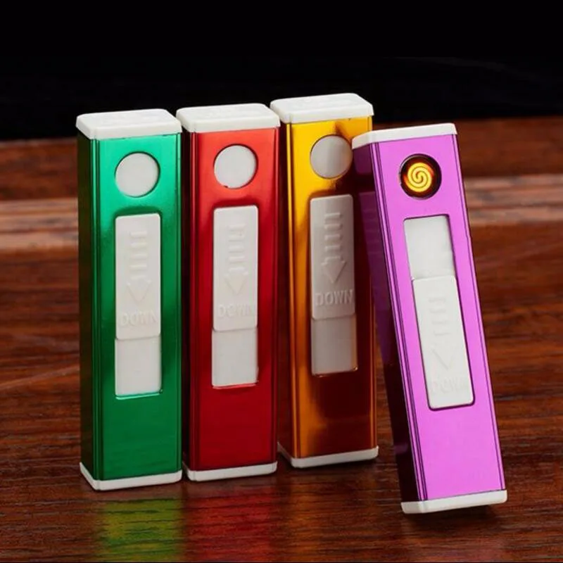 Multicolor Protable Arc Ignition Lighter USB Tesla Electronic Cigarette