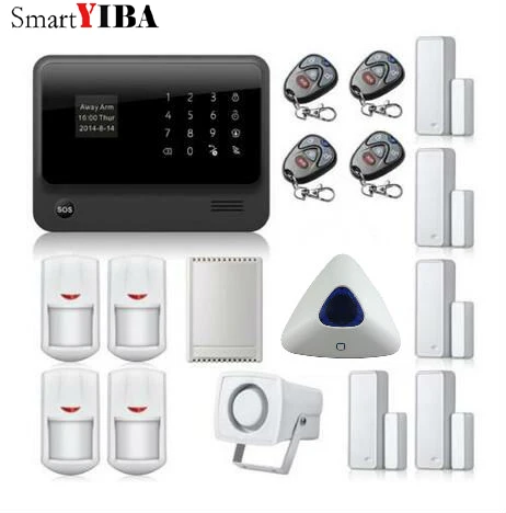 SmartYIBA WIFI App GSM GPRS font b Alarm b font System Remote Control Home Appliance Blue