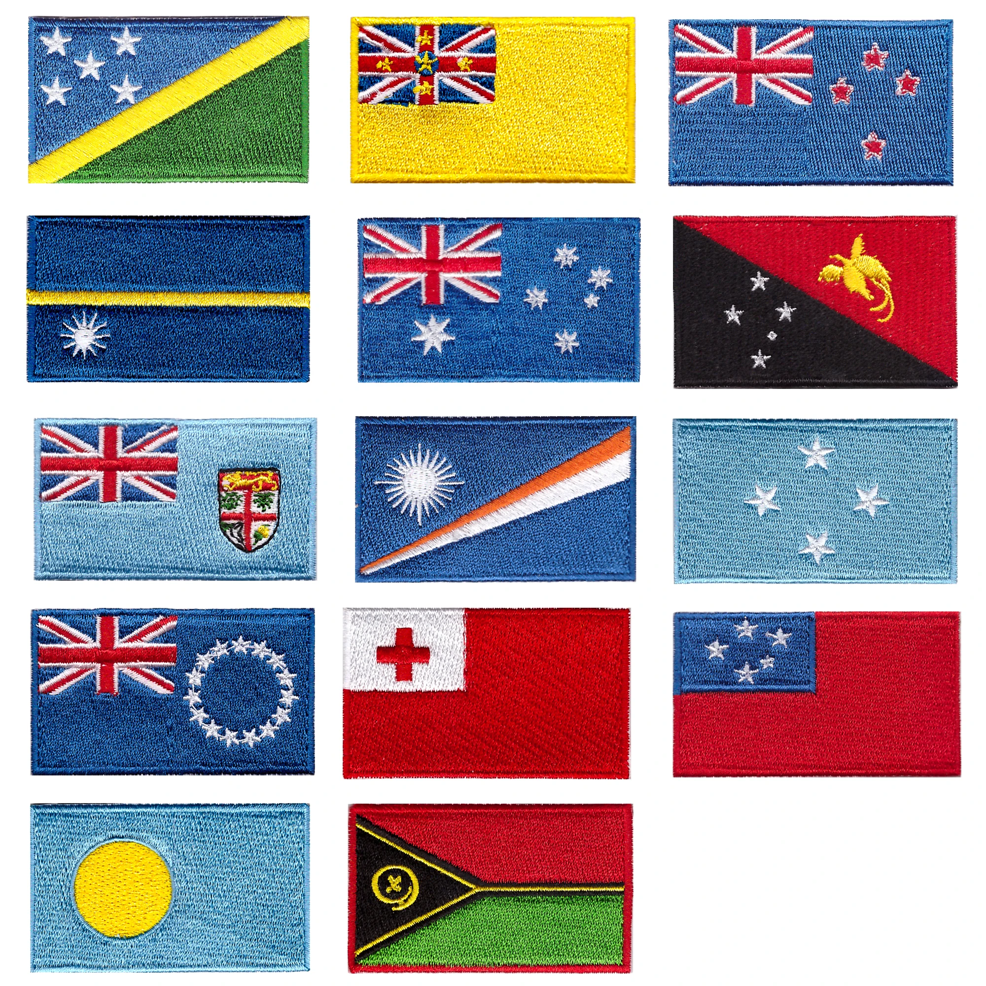 

Oceania national flag Embroidery patch for cloth badges applique