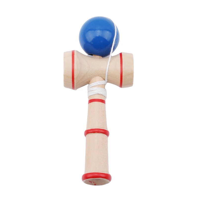 Новое поступление детская игрушка кендама деревянный Kendama умелый мячик для жонглирования игрушка для детей для взрослых День рождения Рождественский подарок игрушка - Цвет: BLUE