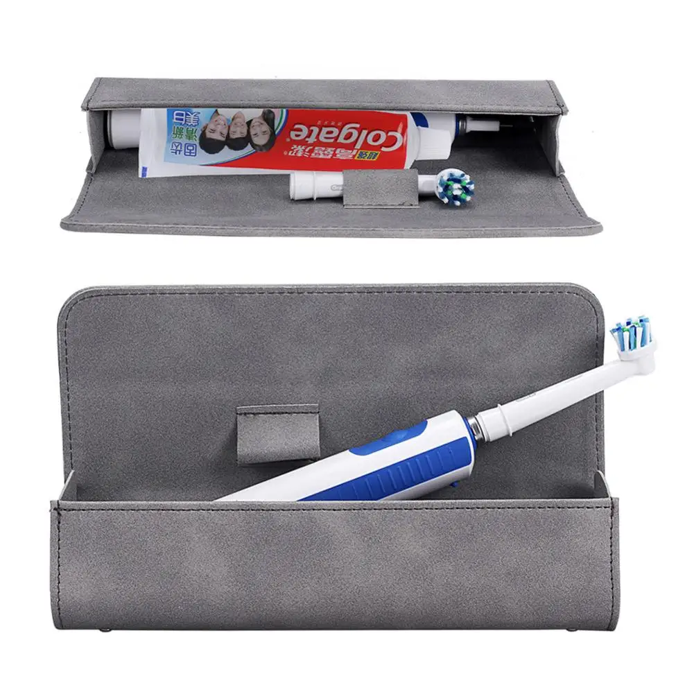 Electric Toothbrush Storage Bag Home Travel Makeup Brush Organizer Convenient PU Storage Bag 2019 New