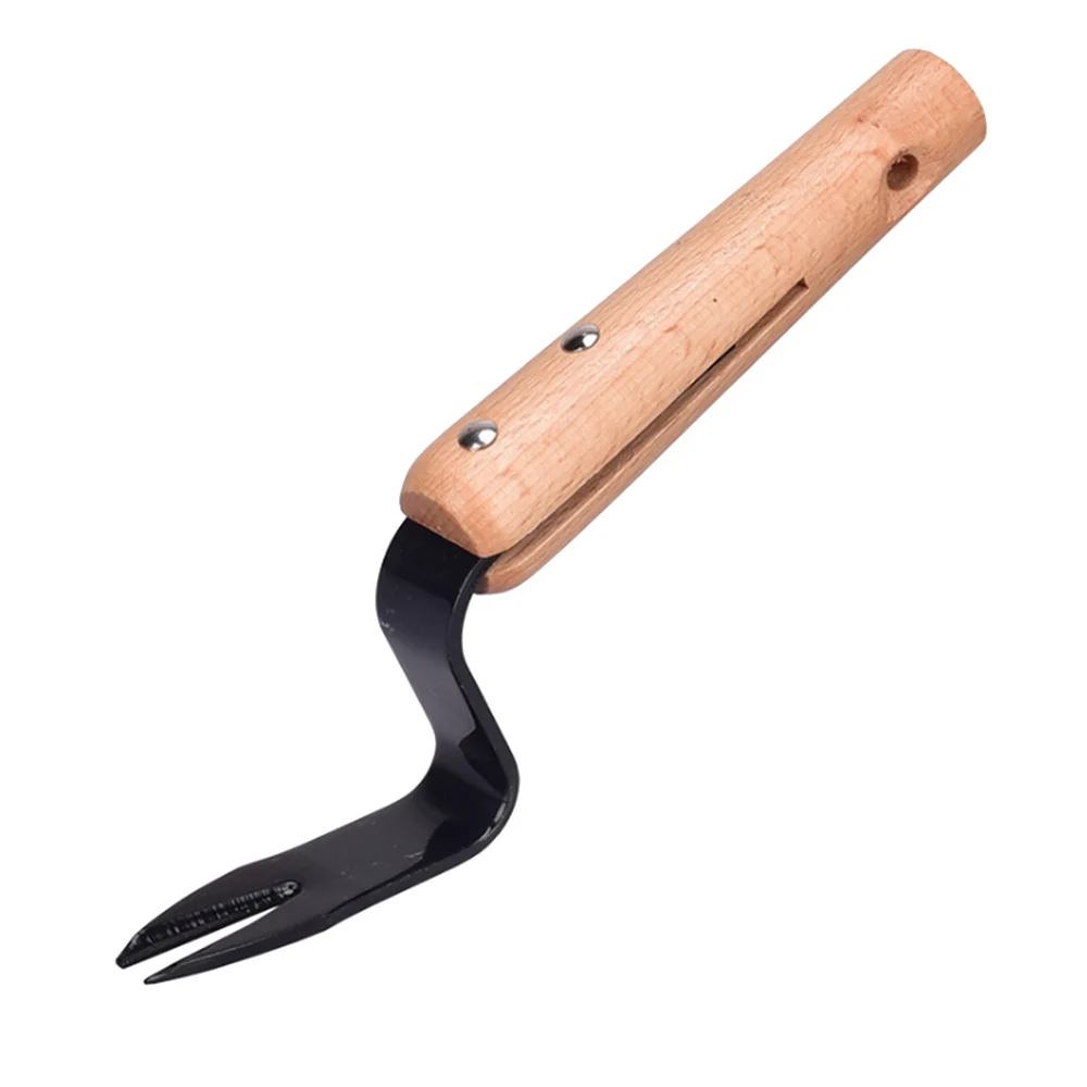 Garden er Grass Puller Removal Lawn Sturdy Digging Puller Effective Hand ing Tool Forked Carbon Long Handle
