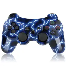 Для PS3 контроллер беспроводной двойной шок Bluetooth джойстик игровой контроллер для Playstation 3 с зарядным кабелем джойстик