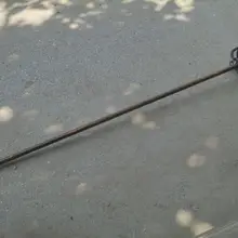 Антиквариат искусство коллекция Редкий Старый китайский буддийского монаха персонал, медь, длиной 2 м, лучшее украшение