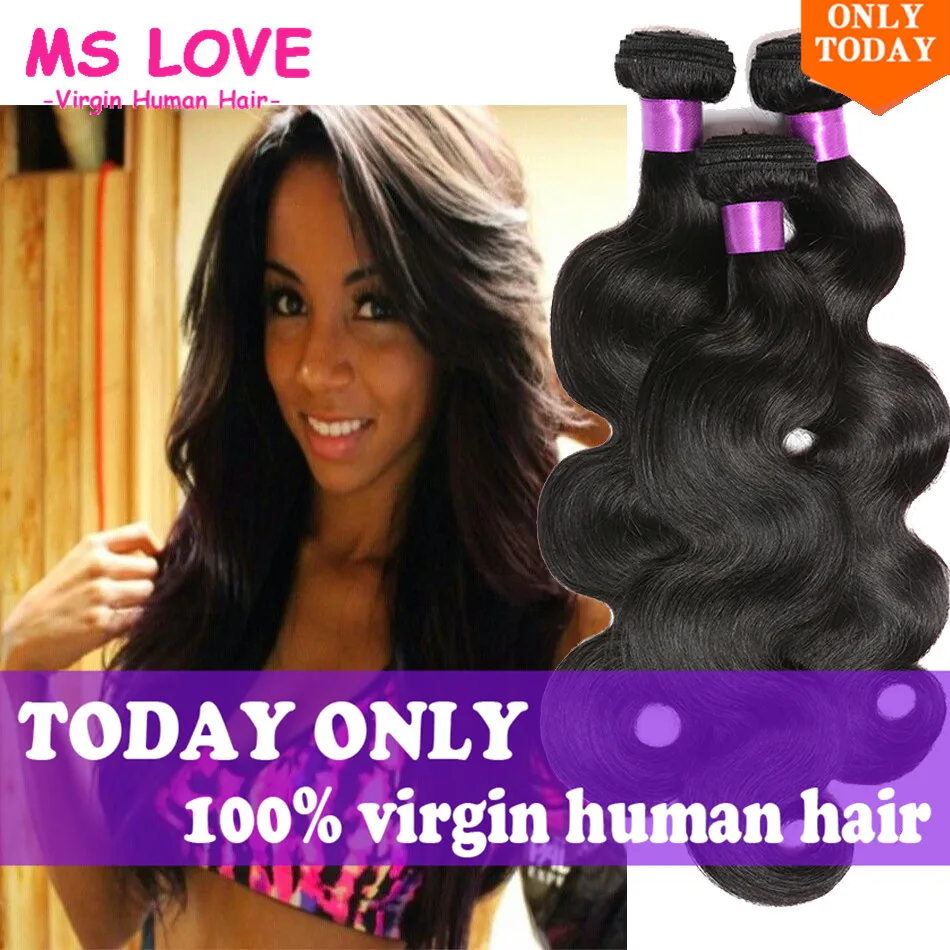 Top Selling Human Hair Malaysian Body Wave Bundles 30 Inches 4 Bundles