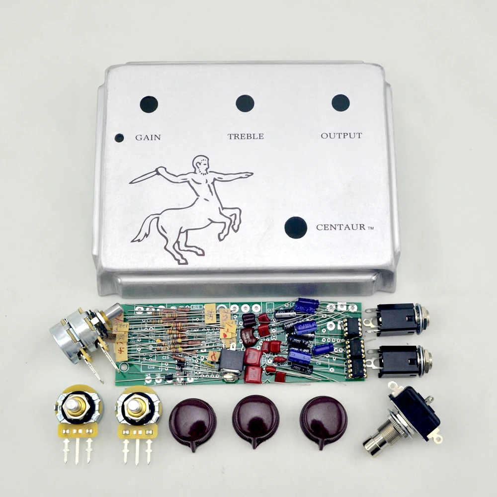 Klon Silver Professional педаль для гитарного эффекта овердрайв все комплекты/Stomp box|guitar effect