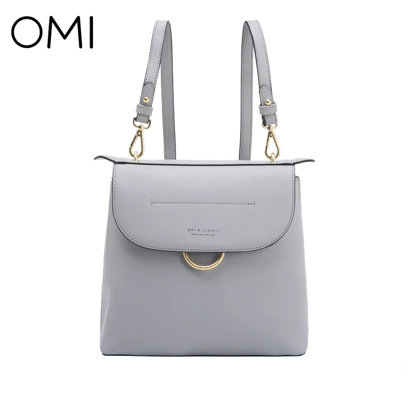 

OMI Backpack Women's backpack Women's bag fashion girl's school bag famous designer brand bags luxury designer school pouch 2017