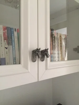 Classical European Style Cupboard Door Drawer Knobs Ancient Silver